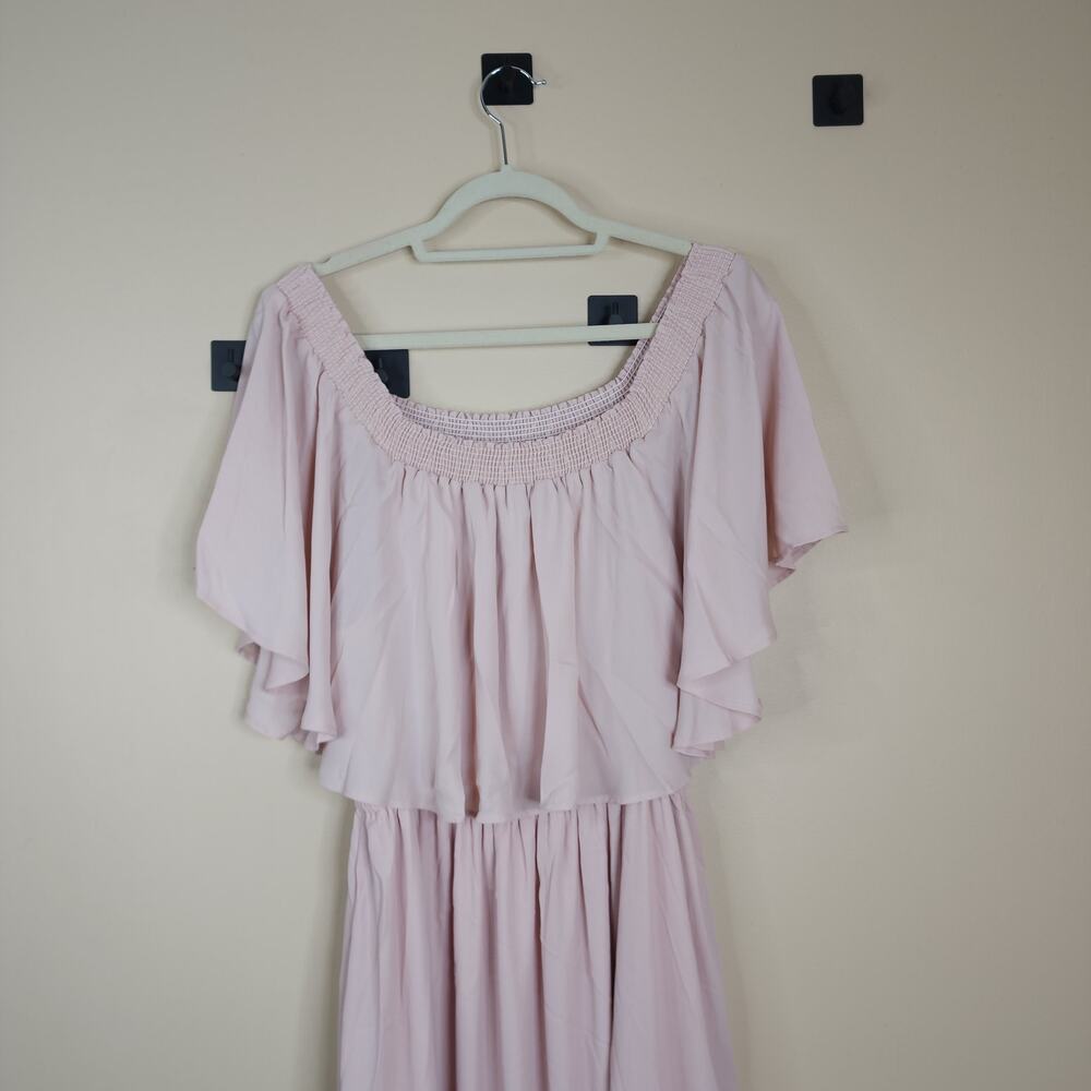Show Me Your Mumu Hacienda Maxi Dress in Dusty Blush Women's Size 2X - Picture 7 of 10